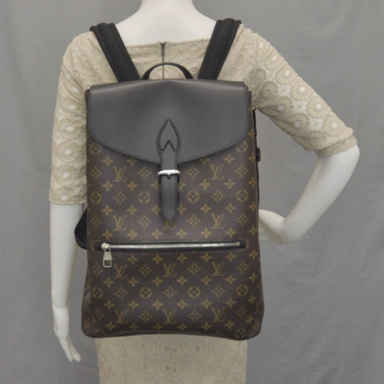 Louis Vuitton Monogram Macassar Palk Backpack 2 of 21