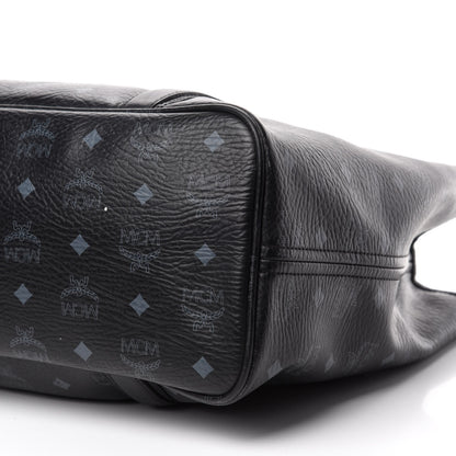 MCM Visetos Shopping Tote Black 7 of 13