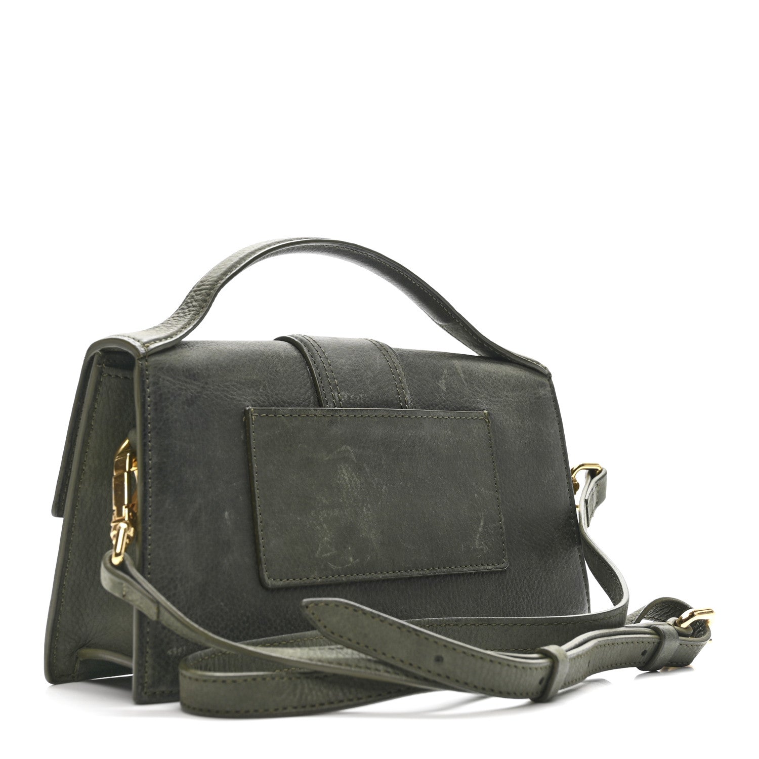 クム Jacquemus Nubuck Le Grand Bambino Dark Green 1841083 – FASHIONPHILE