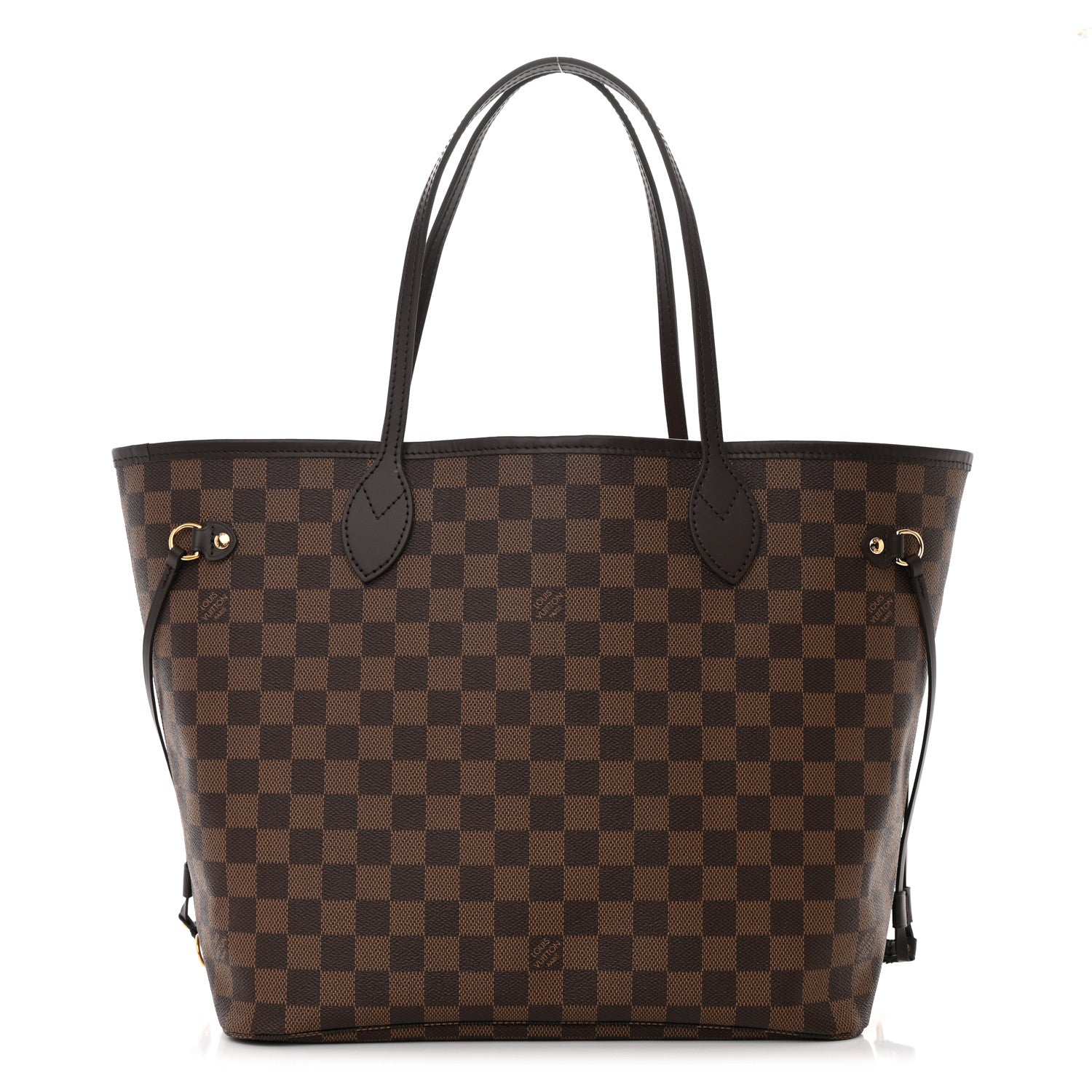Louis Vuitton Damier Ebene Neo Neverfull MM Rose Ballerine 1 of 9