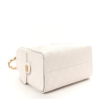 Chanel Caviar Quilted Small Chanel 25 Handbag White 4 of 10