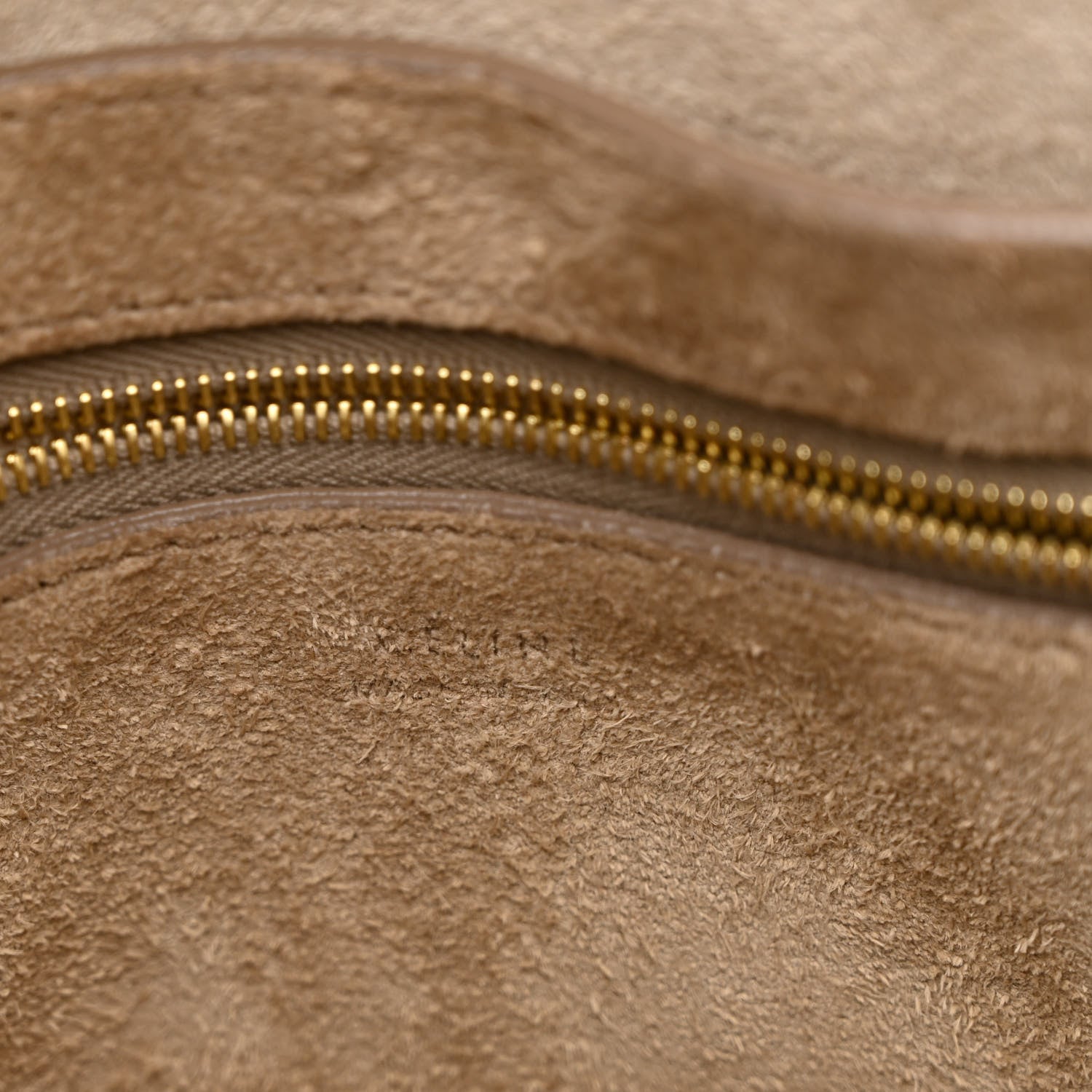 Celine Soft Grained Calfskin Sangle Bucket Bag Dune 6 of 9