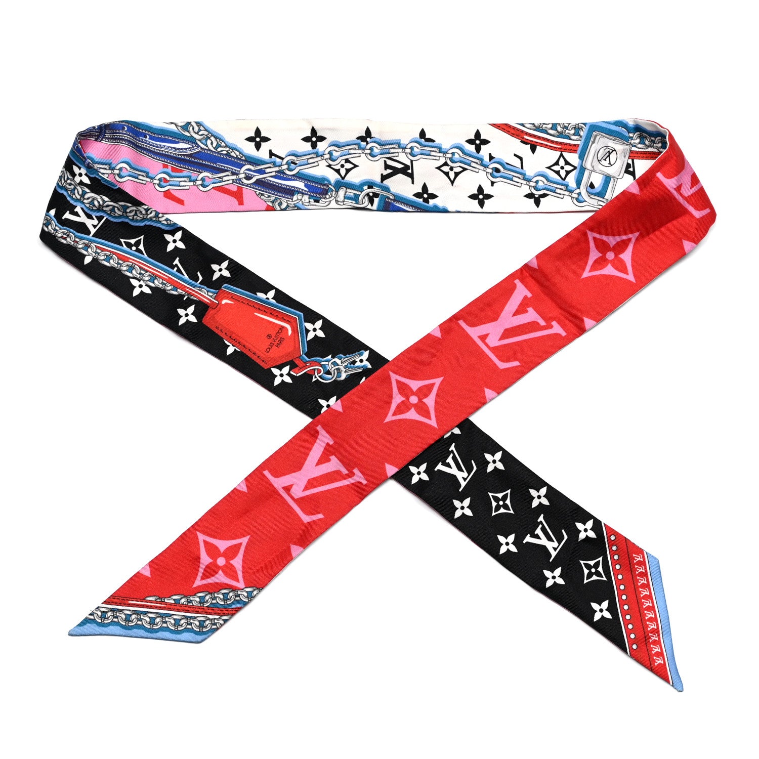 Louis Vuitton Silk Ultimate Monogram BB Bandeau Red 1 of 5