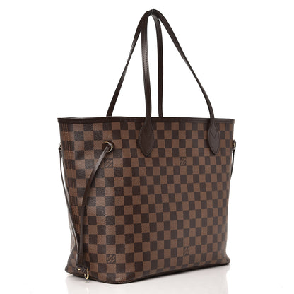 Louis Vuitton Damier Ebene Neo Neverfull MM Rose Ballerine 3 of 10