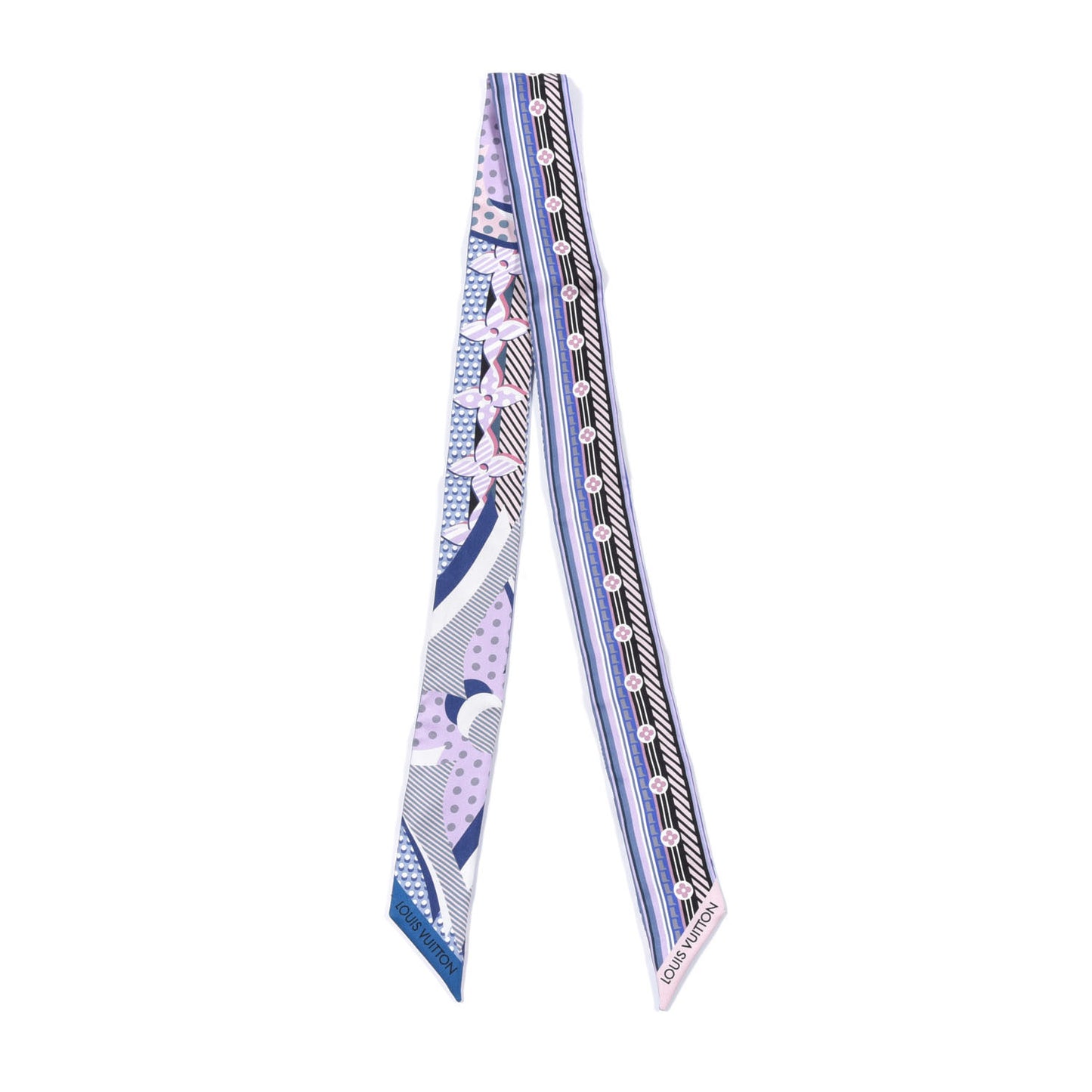 Silk Pop Monogram BB Bandeau Bleuet
