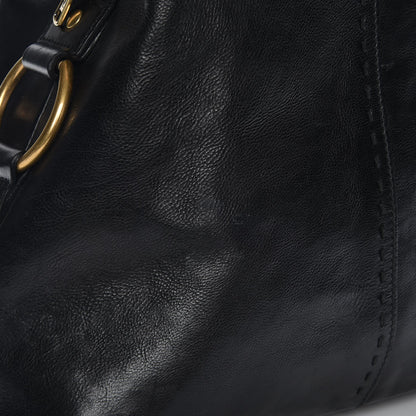 Saint Laurent Calfskin Oversized Muse Black 9 of 10