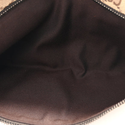 Gucci GG Monogram Double Pocket Belt Bag Dark Brown 5 of 10
