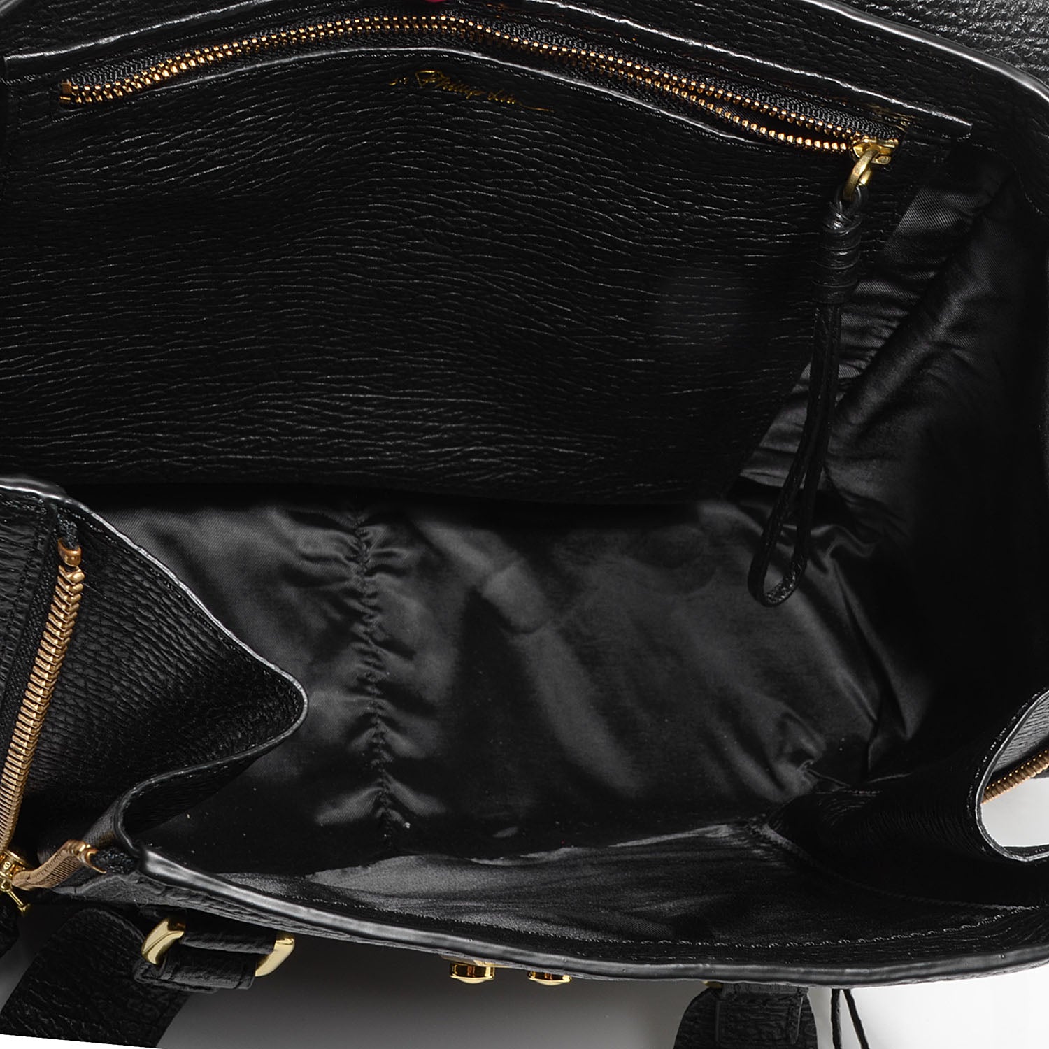 3.1 Phillip Lim 3.1 Leather Medium Pashli Satchel Black 7 of 12