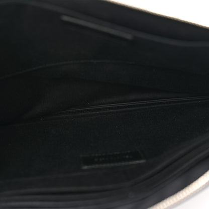 Saint Laurent Grain De Poudre Zipped Tablet Holder Marine 5 of 8
