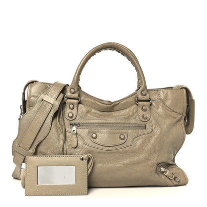 Balenciaga Agneau Giant 12 Silver Hardware City Latte Beige 3 of 12