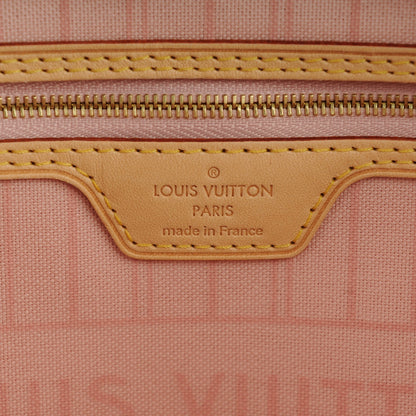Louis Vuitton Damier Azur Neo Neverfull MM Rose Ballerine 7 of 9