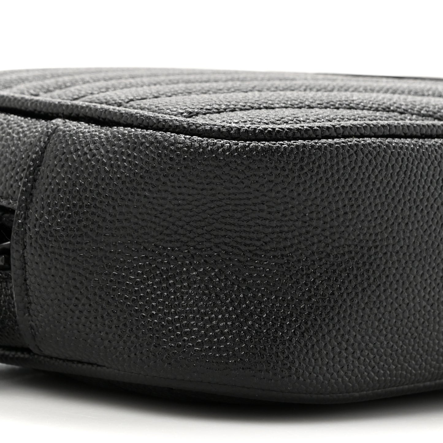 Grain De Poudre Matelasse Monochrome Monogram Mini Lou Camera Bag Black