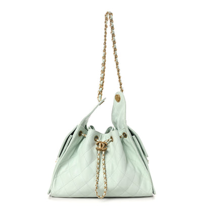 Chanel Caviar Quilted Small Chanel 25 Handbag Light Green 1 of 10