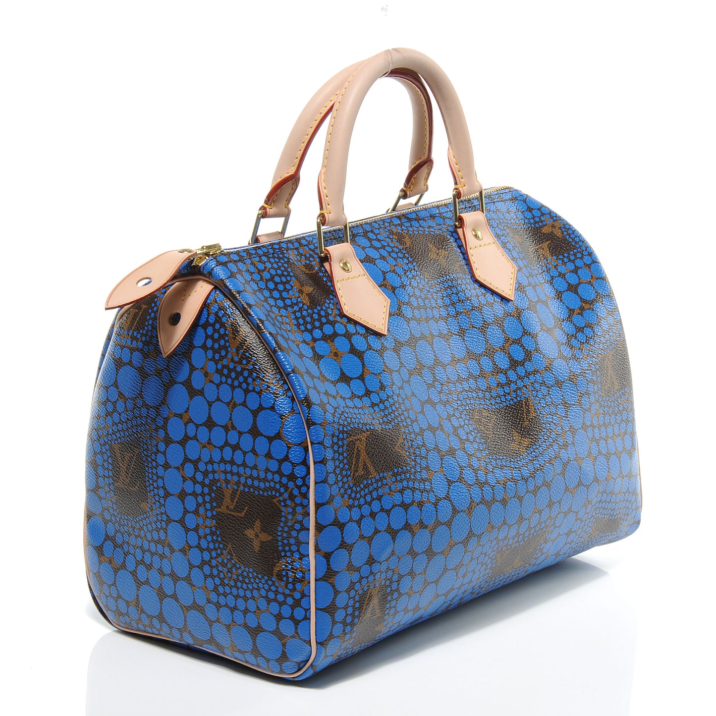 Monogram Kusama Town Speedy 30 Blue