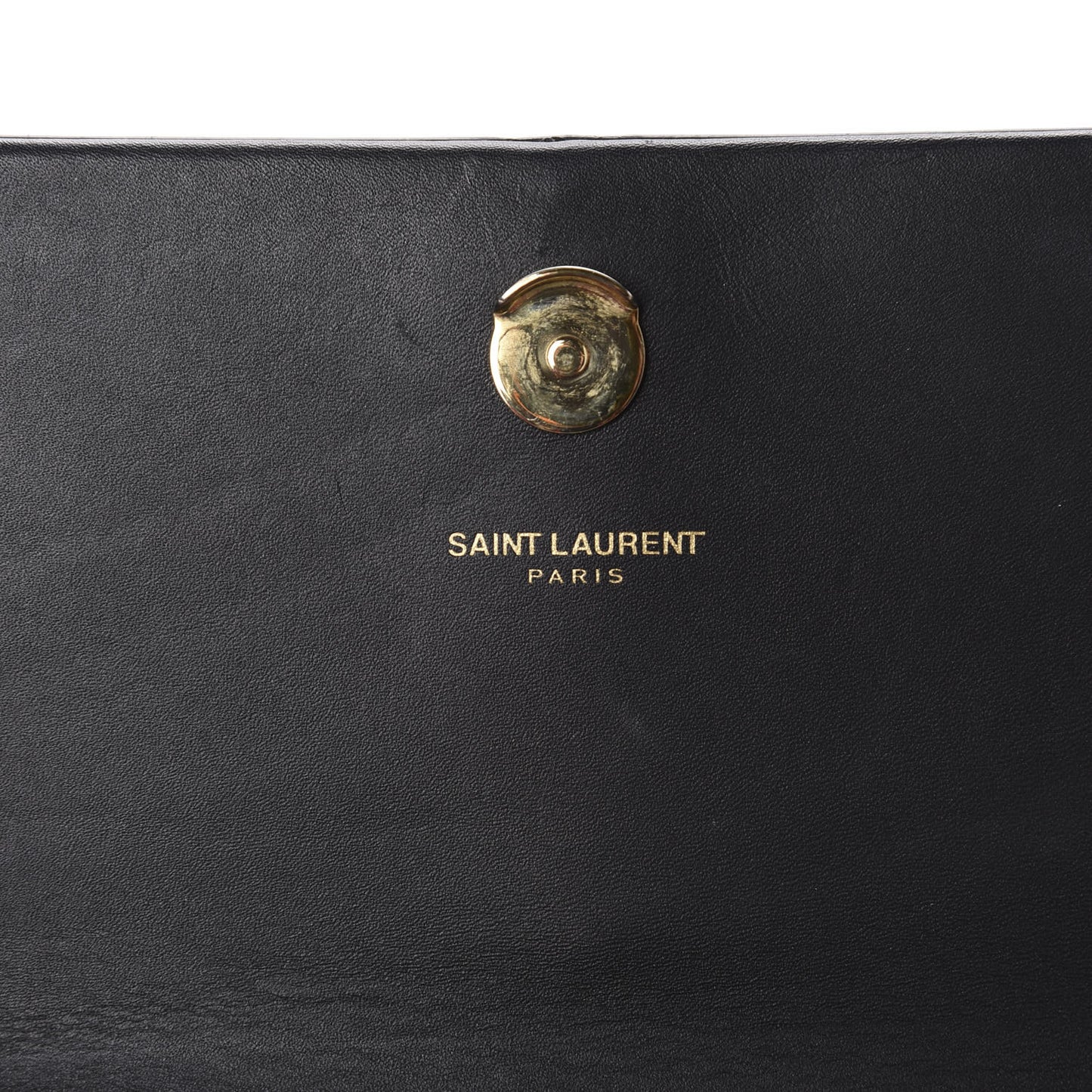 Calfskin Small Classic Monogram Kate Tassel Satchel Black