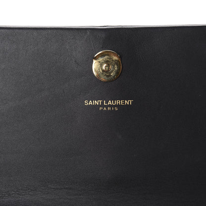 Saint Laurent Calfskin Small Classic Monogram Kate Tassel Satchel Black 8 of 10