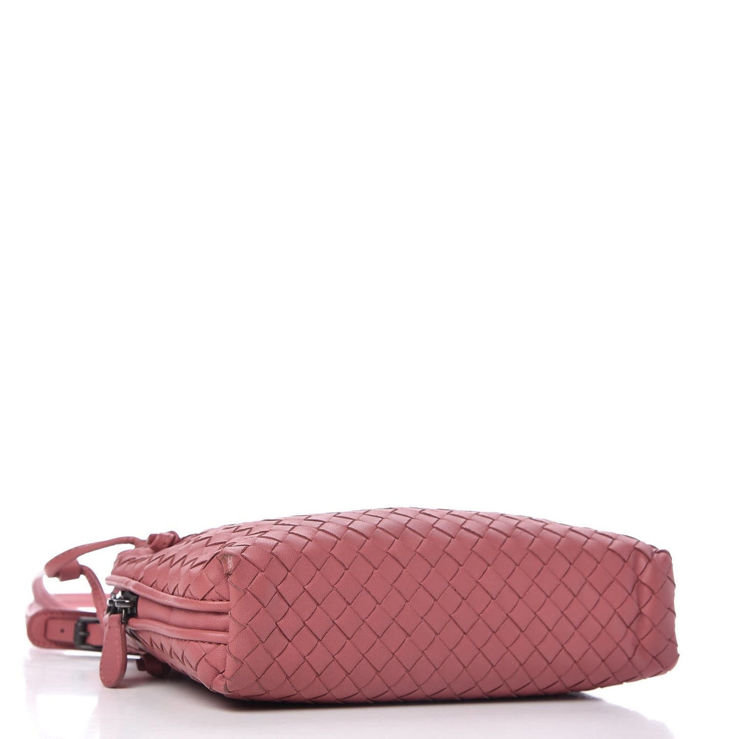 Nappa Intrecciato Nodini Crossbody Messenger Rose Pink