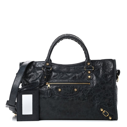 Balenciaga Agneau Giant 12 Gold Hardware City Bleu Obscur 1 of 11