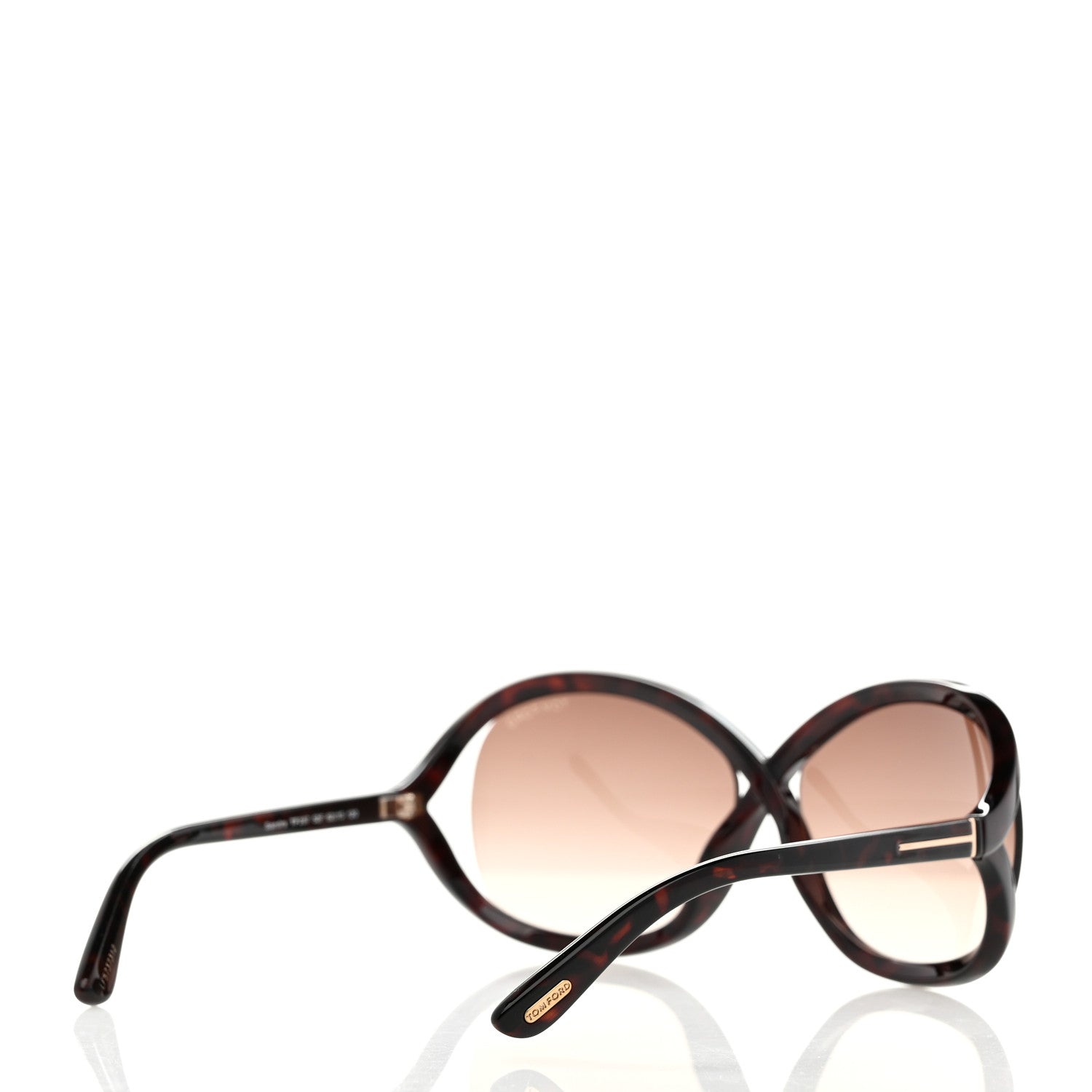 Tom Ford Sandra Crossover Sunglasses TF297 Havana Brown 4 of 8