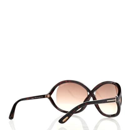Tom Ford Sandra Crossover Sunglasses TF297 Havana Brown 4 of 8