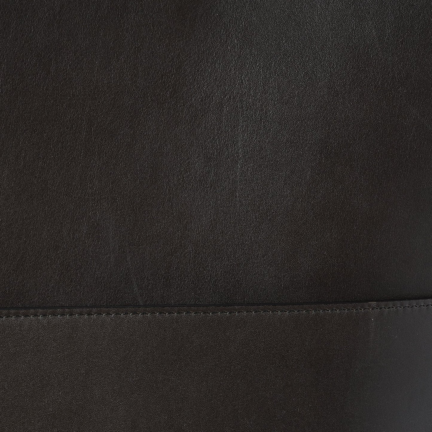 Supersoft Calfskin Sangle Bucket Bag Wood