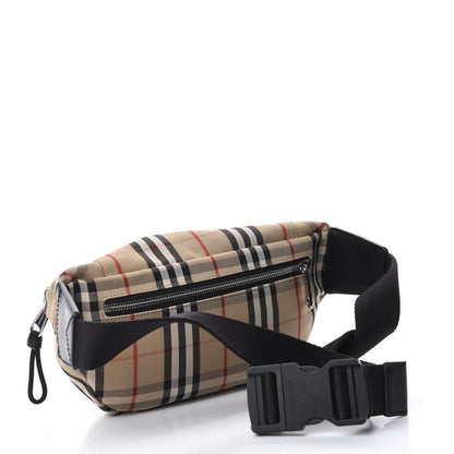 Burberry Bonded Cotton Medium Vintage Check Bum Bag Archive Beige 3 of 9