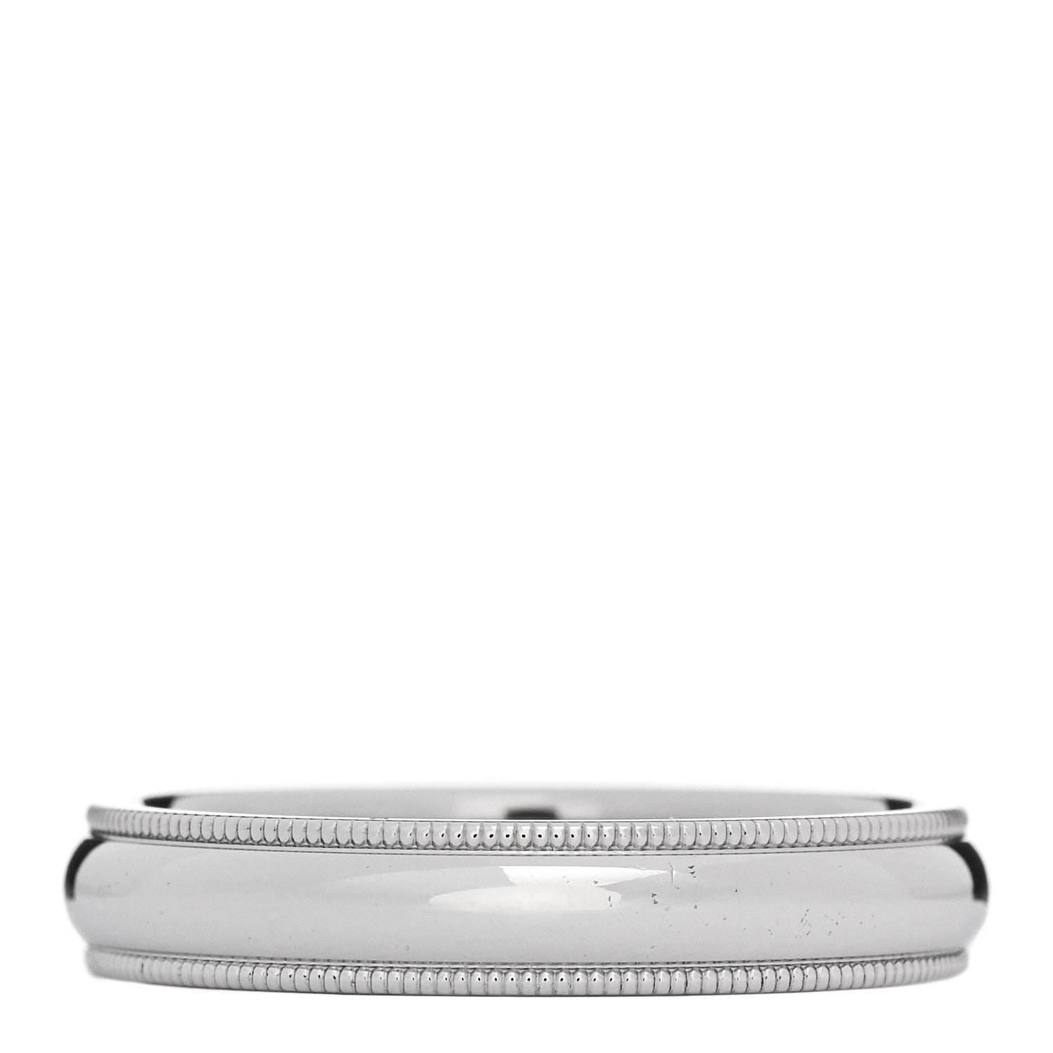 Harry Winston Platinum Milgrain Wedding Band Ring 58 8.25 3 of 7