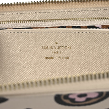 Louis Vuitton Monogram Giant Wild At Heart Zippy Wallet Creme 6 of 7