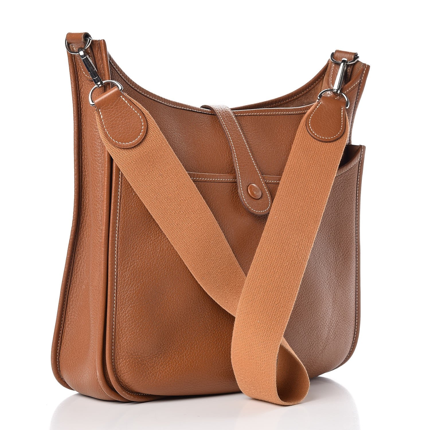 Hermes Taurillon Clemence Evelyne II GM Gold 3 of 15