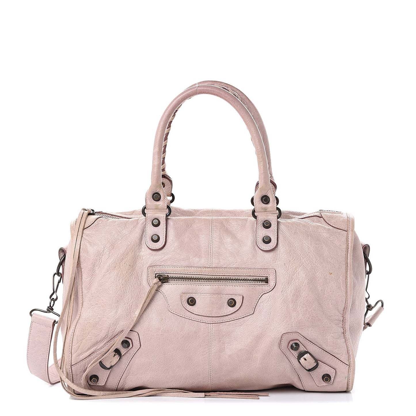 Agneau Classic Hardware Maxi Twiggy Bois de Rose