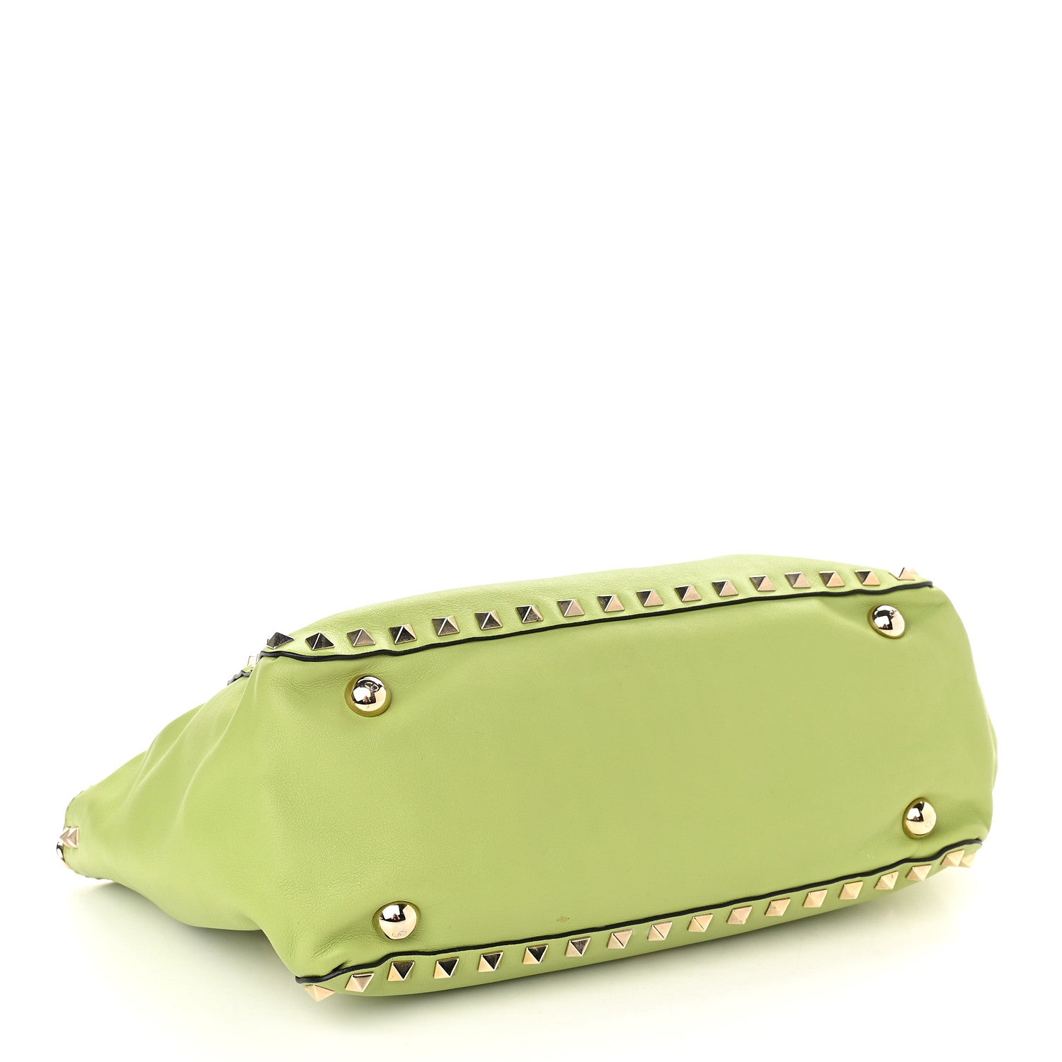 Valentino Garavani Vitello Small Rockstud Tote Apple 4 of 9
