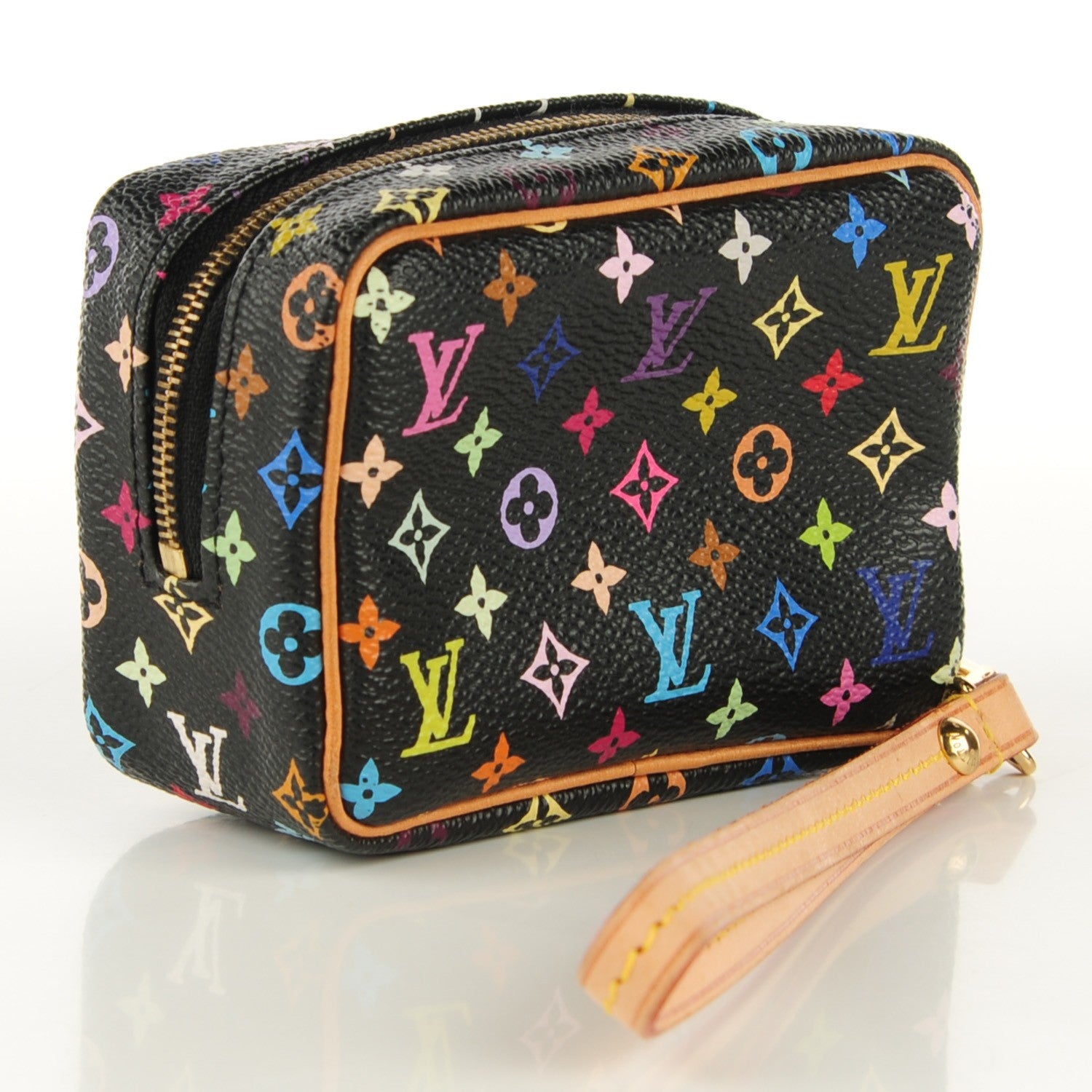 Louis Vuitton Monogram Multicolor Trousse Wapity Black 3 of 7