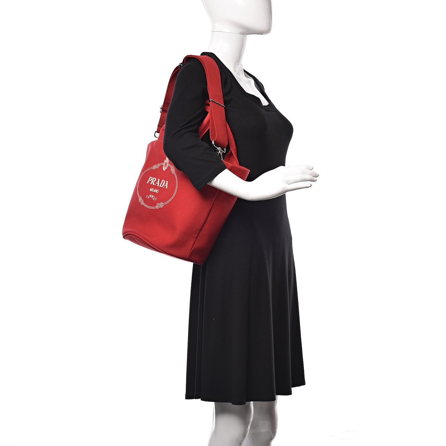 Canapa Small Shopping Tote Rosso