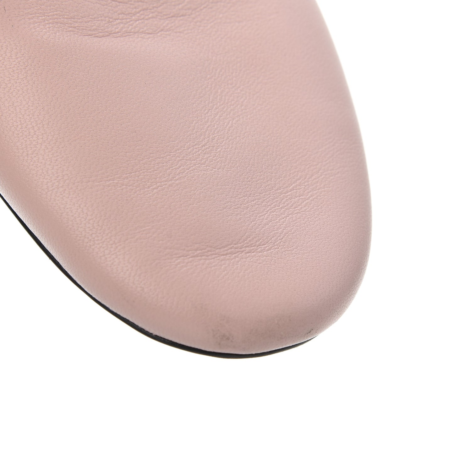 Calfskin Bedford Logo Mule Slides 36 Pink