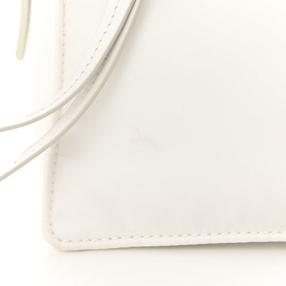 Prada Re-Nylon Vitello Padded Small Flap Shoulder Bag White 15 of 16