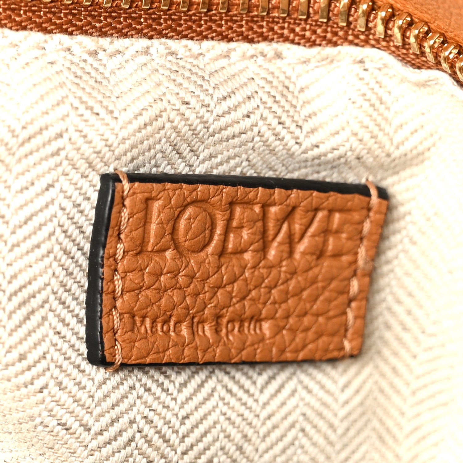 Loewe Calfskin Medium Puzzle Bag Tan 6 of 11