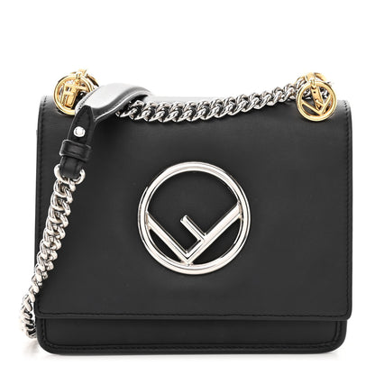 Fendi Vitello Century Opaco F is Fendi Small Kan I Shoulder Bag Black 1 of 10