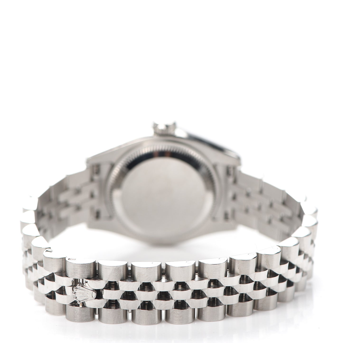 Stainless Steel 18K White Gold Diamond 26mm Oyster Perpetual Datejust Watch Silver Jubilee 179174