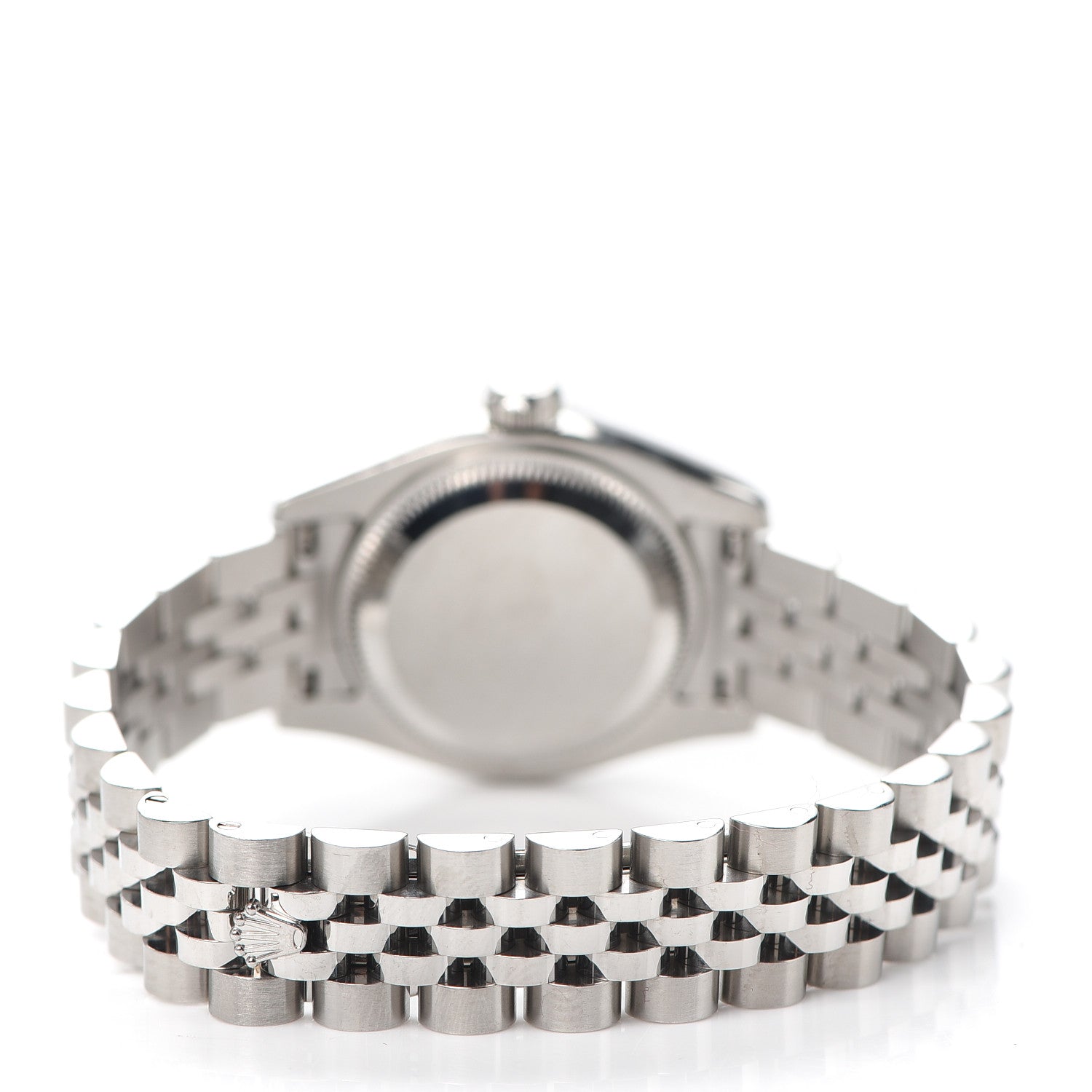 Rolex Stainless Steel 18K White Gold Diamond 26mm Oyster Perpetual Datejust Watch Silver Jubilee 179174 3 of 5