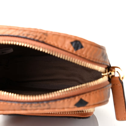 MCM Visetos Crossbody Bag Cognac 4 of 4