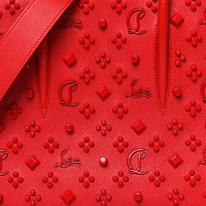 Christian Louboutin Calfskin Spikes Medium Paloma Red 8 of 10