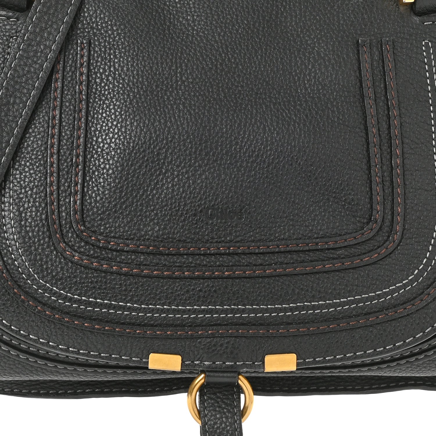 Chloe Calfskin Medium Marcie Satchel Black 7 of 11