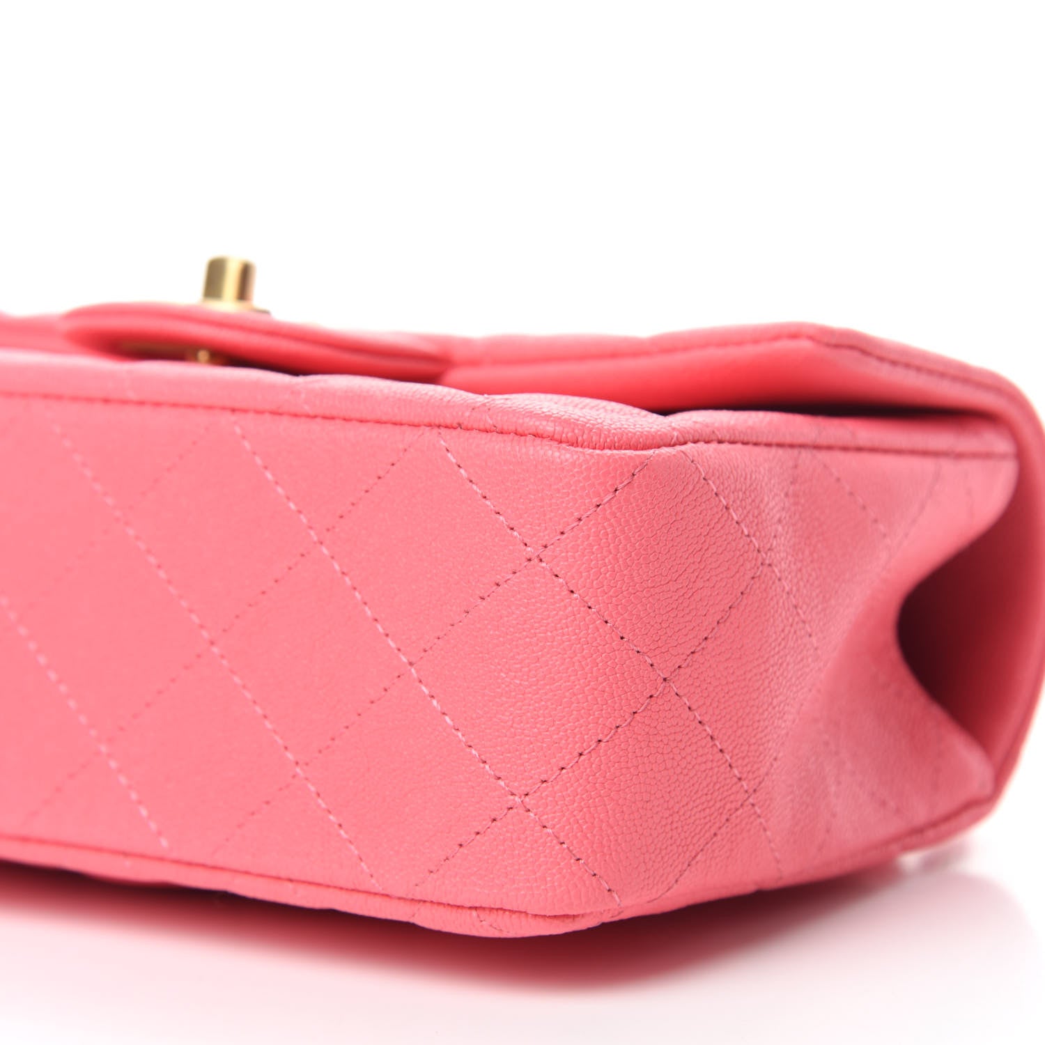 Chanel Caviar Quilted Mini Top Handle Rectangular Flap Pink 7 of 11