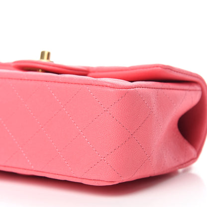 Chanel Caviar Quilted Mini Top Handle Rectangular Flap Pink 7 of 11