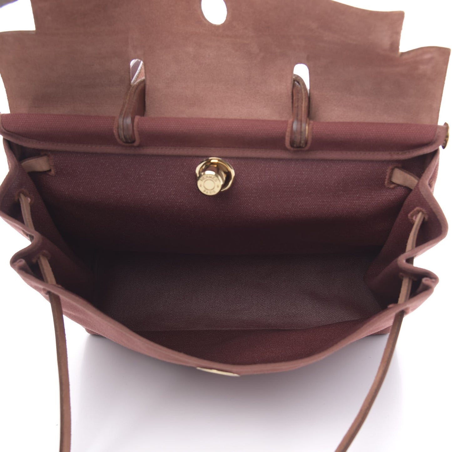 Toile Calfskin Herbag 39 GM Rouge H