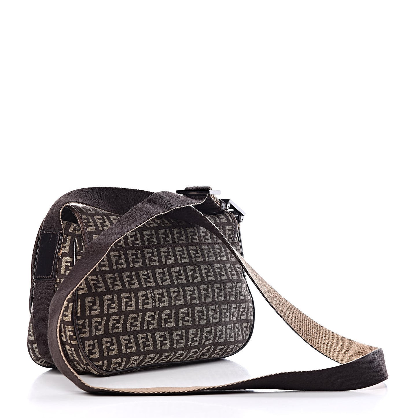 Zucchino Vitello Flap Messenger Satchel Testa di Moro Beige