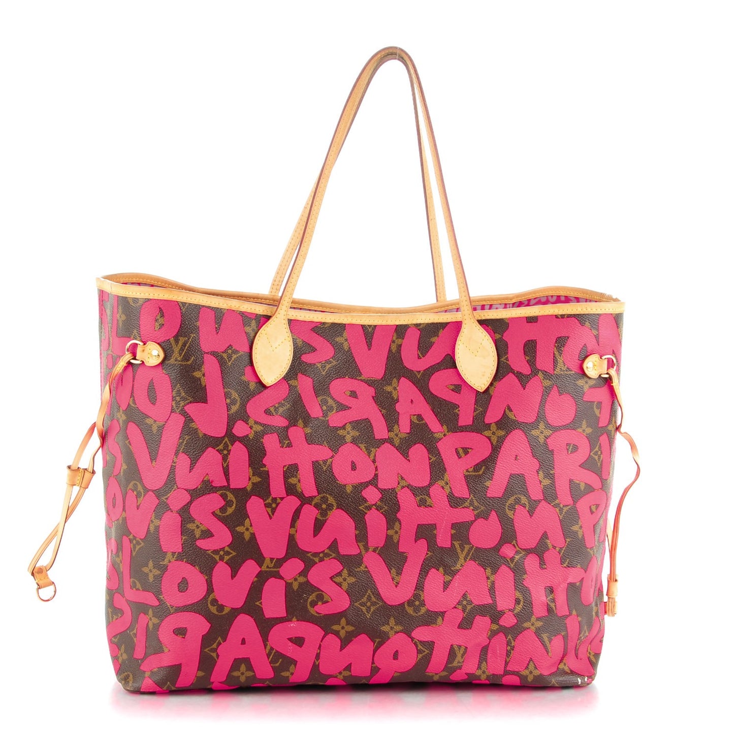 Monogram Graffiti Neverfull GM Fuchsia