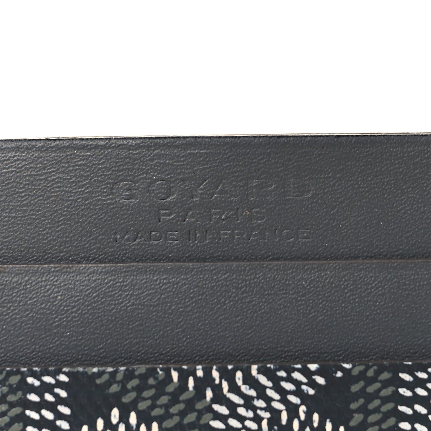 Goyardine Saint Sulpice Card Holder Grey