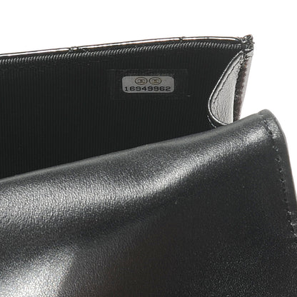 Chanel Patent Quilted Travel Wallet Black 8 of 8