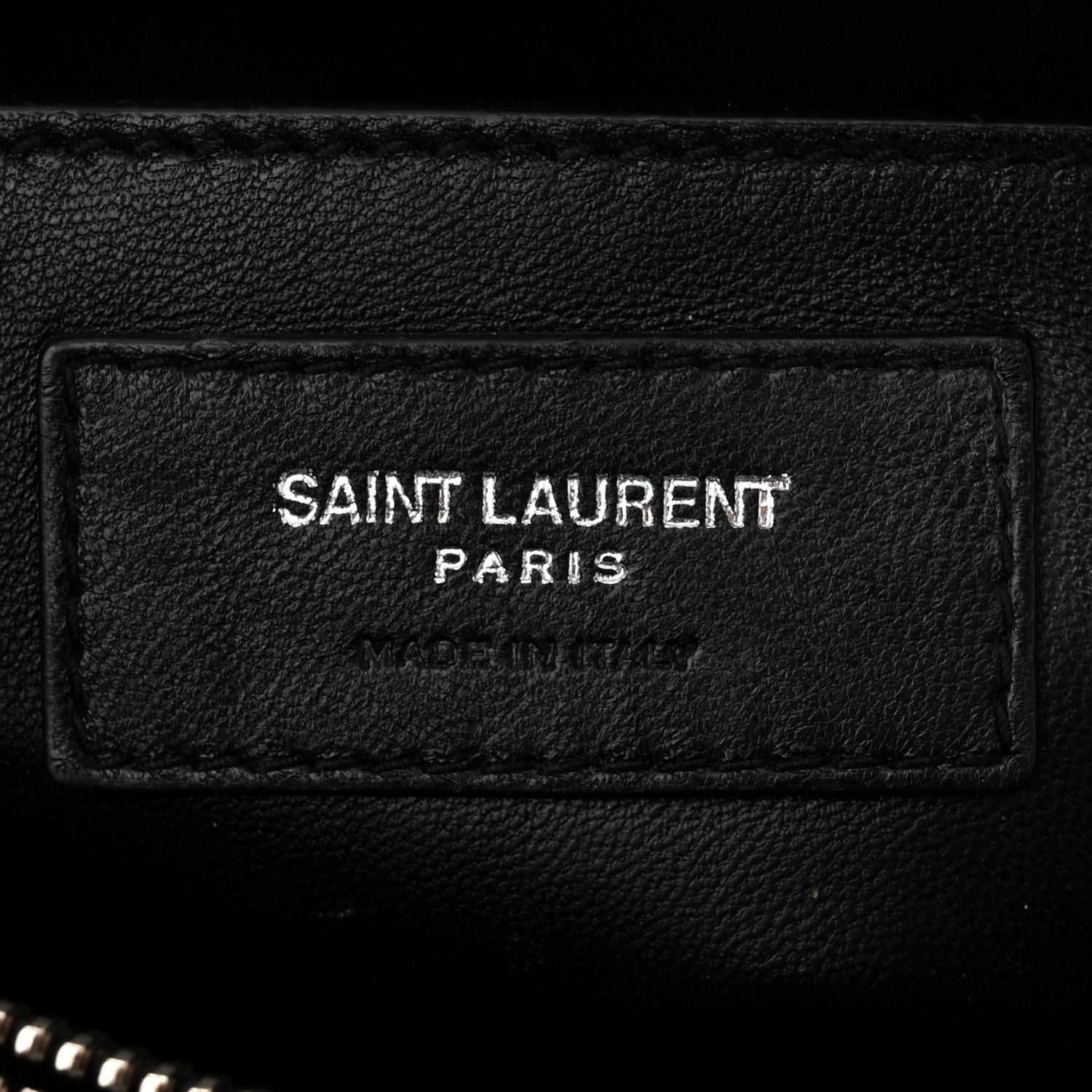 Saint Laurent Grain De Poudre Monogram Toy West Hollywood Fold-Over Bag Black 6 of 11